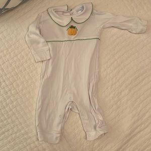 Little English pumpkin romper